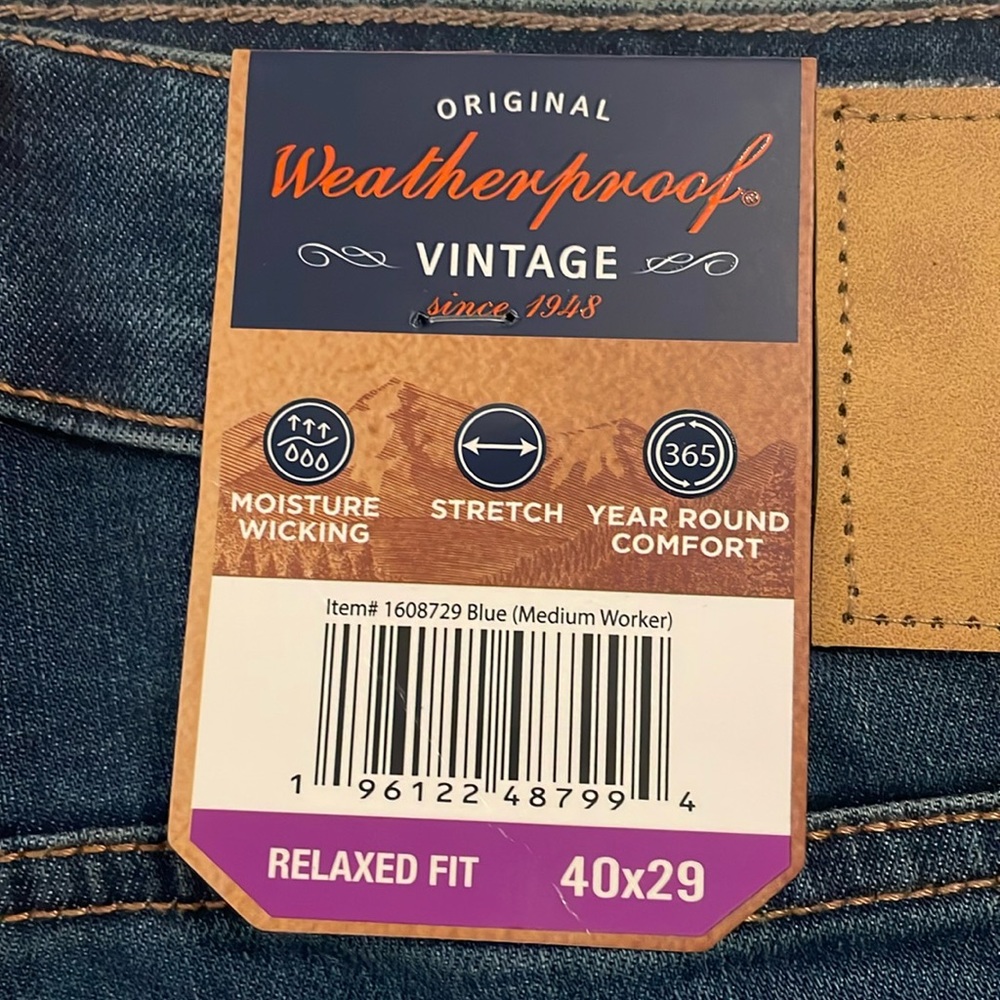 Brand new weatherproof jeans various sizes!